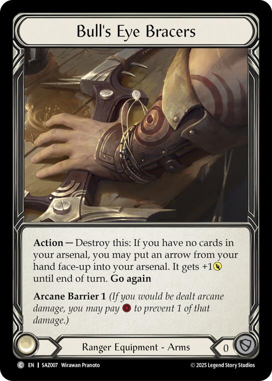 Bull's Eye Bracers [SAZ007] (GEM Pack 2)