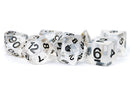 Metallic Dice Games: 16mm Resin Poly Dice Set - Unicorn Ice | Available Now