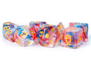 Fanroll: 16mm Resin Poly Dice Set - Unicorn Cosmic Carnival | Available Now