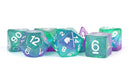 Fanroll: 16mm Resin Poly Dice Set - Unicorn Aurora | Available Now