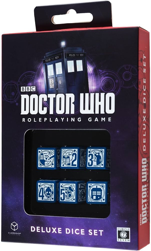Doctor Who 6D6 RPG Deluxe Dice Set