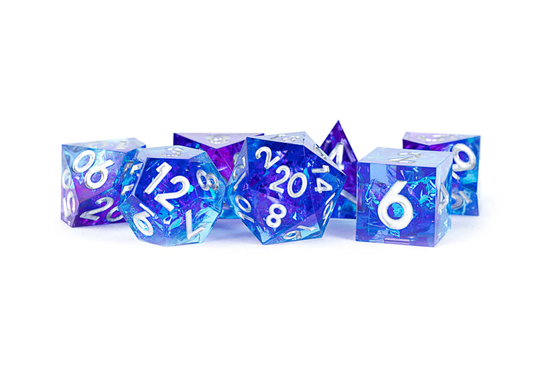 Fanroll: Handcrafted Sharp Edge - Oceanic Flare Dice | Available Now