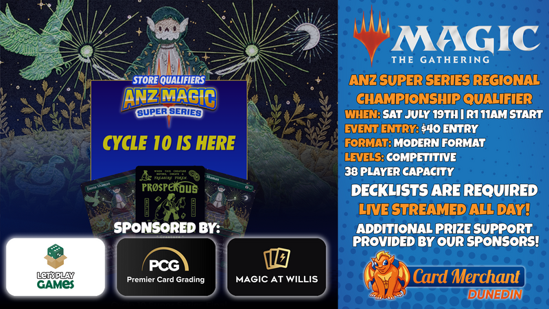 ANZ Super Series RCQ - Modern Showdown at Card Merchant Dunedin Ticket - Sat,  19  Jul 2025
