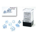 Chessex: Minihedral - Borealis Icicle/Light Blue Luminary | Available Now
