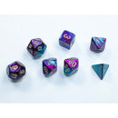 Chessex: Minihedral - Gemini Purple-Teal/Gold | Available Now