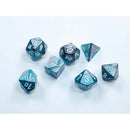 Chessex: Minihedral - Gemini Steel-Teal/White | Available Now