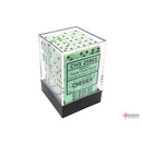 Chessex: 12Mm D6 Dice Block - Opaque Pastel Green/Black | Available Now