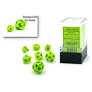 Chessex: Minihedral - Vortex Bright Green and Black Dice | Available Now
