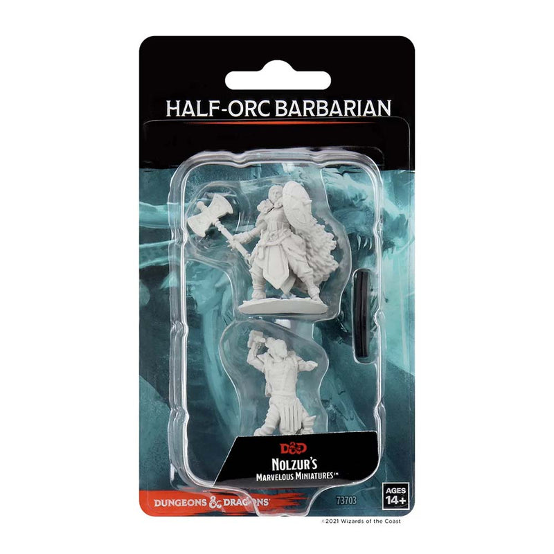 D&D Nolzur's Marvelous Miniatures -Female half-orc Barbarian