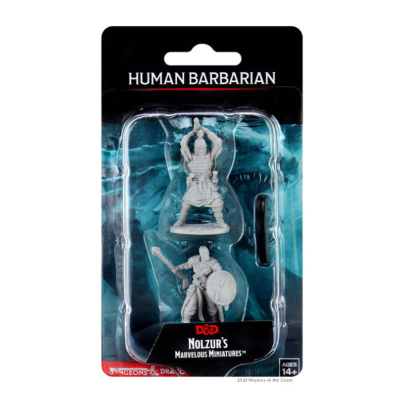 D&D Nolzur's Marvelous Miniatures - Human barbarian male