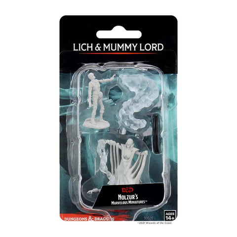 D&D Nolzur's Marvelous Miniatures -Lich & Mummy Lord
