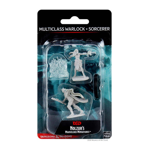 D&D Nolzur's Marvelous Miniatures -Multiclass Warlock + Sorcerer
