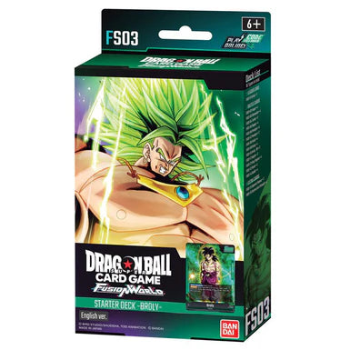 Dragon ball super fusion world starter deck: Broly (FS-03)