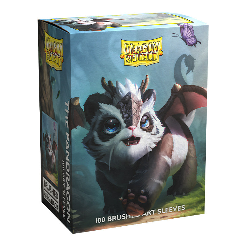 Dragon Shield 100 brushed Art Sleeves - Panda Cat Dragon