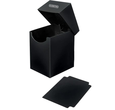 EvoRetro: 100 Count Deck Box - Black | Available Now
