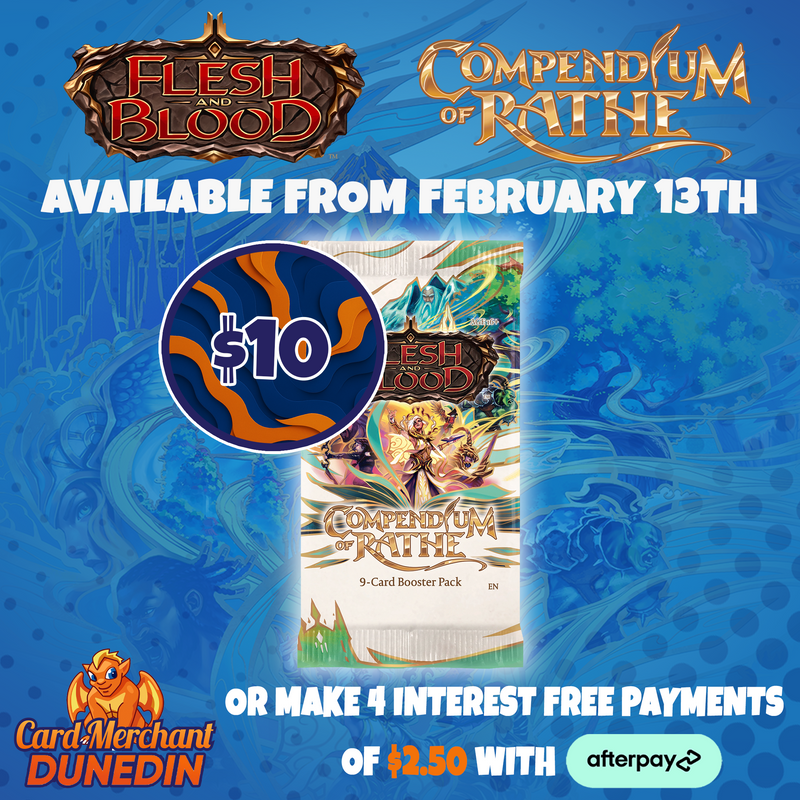 *Pre-Order* Flesh and Blood: Compendium Of Rathe - Booster Pack | Available February 13, 2026