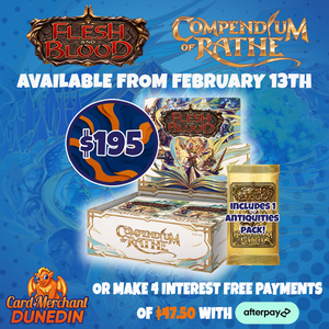 *Pre-Order* Flesh and Blood: Compendium Of Rathe - Booster Box | Available February 13, 2026