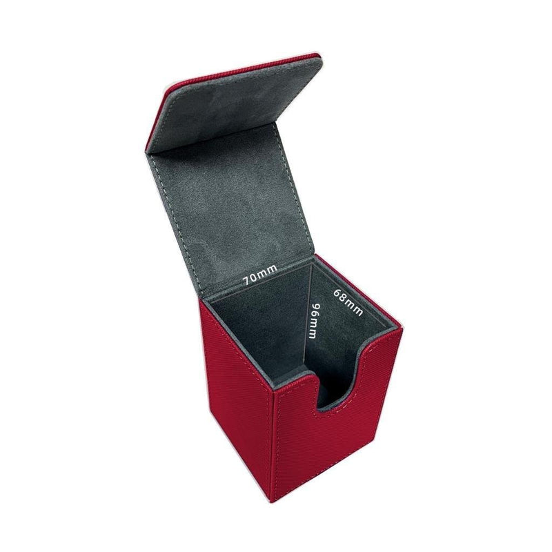 EvoRetro: 100 Count Leather Deck Box - Red | Available Now