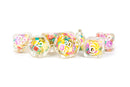 Fanroll: 16mm Resin Poly Dice Set - Fruit Dice | Available Now