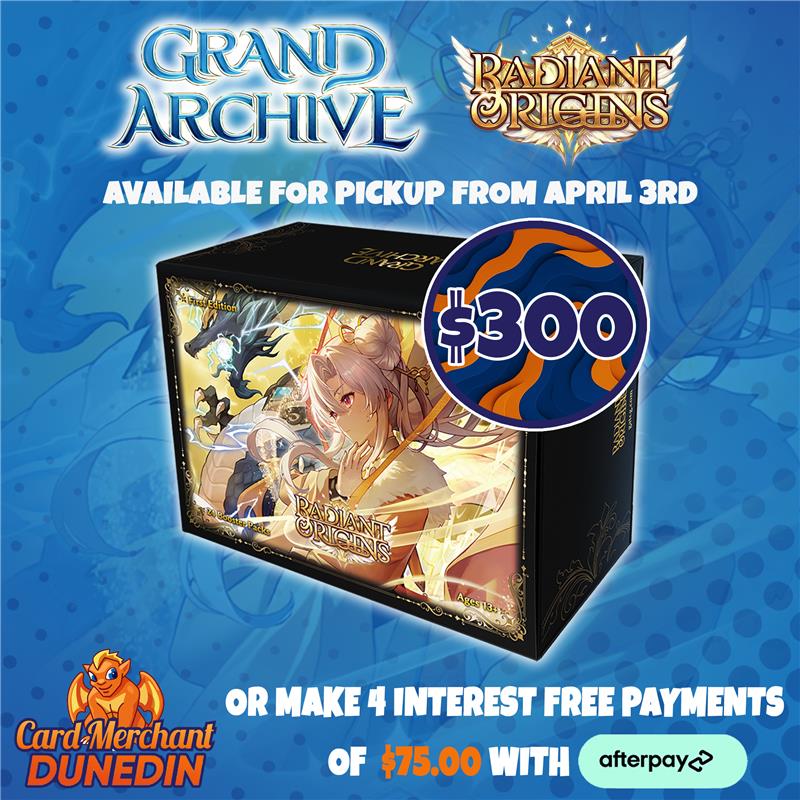 *Pre-Order* Grand Archive: Radiant Origins - Booster Box | Available April 3, 2026