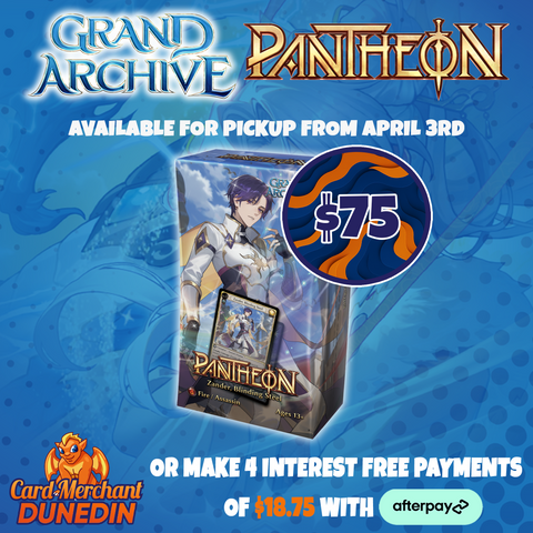*Pre-Order* Grand Archive: Radiant Origins Pantheon Deck - Zander  | Available April 3, 2026