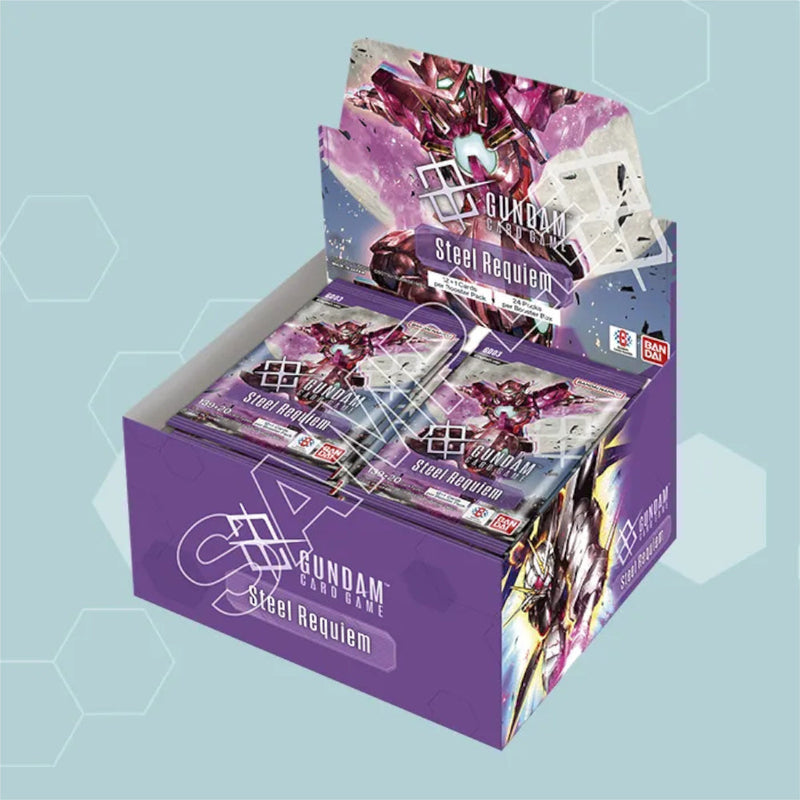 buy gundam tcg booster box Gundam Card Game: Steel Requiem (GD-03) - Booster Box