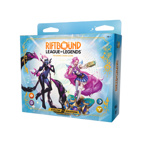 Riftbound: League of Legends TCG - Radiance Showdown Deck - Evelynn vs Seraphine | Available Now