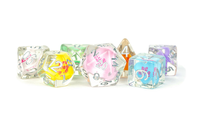 Fanroll: 16mm Resin Poly Dice Set - Love Dice | Available Now