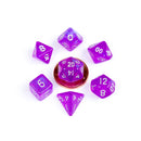 Metallic Dice Games: Mini Polyhedral - Stardust Purple Dice | Available Now