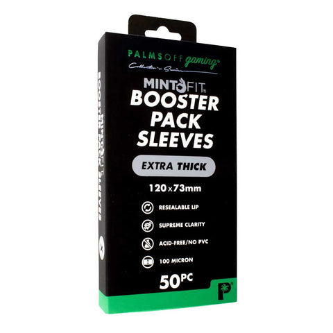 Palms Off Mini-Fit Booster Pack Top Loaders - 50pc