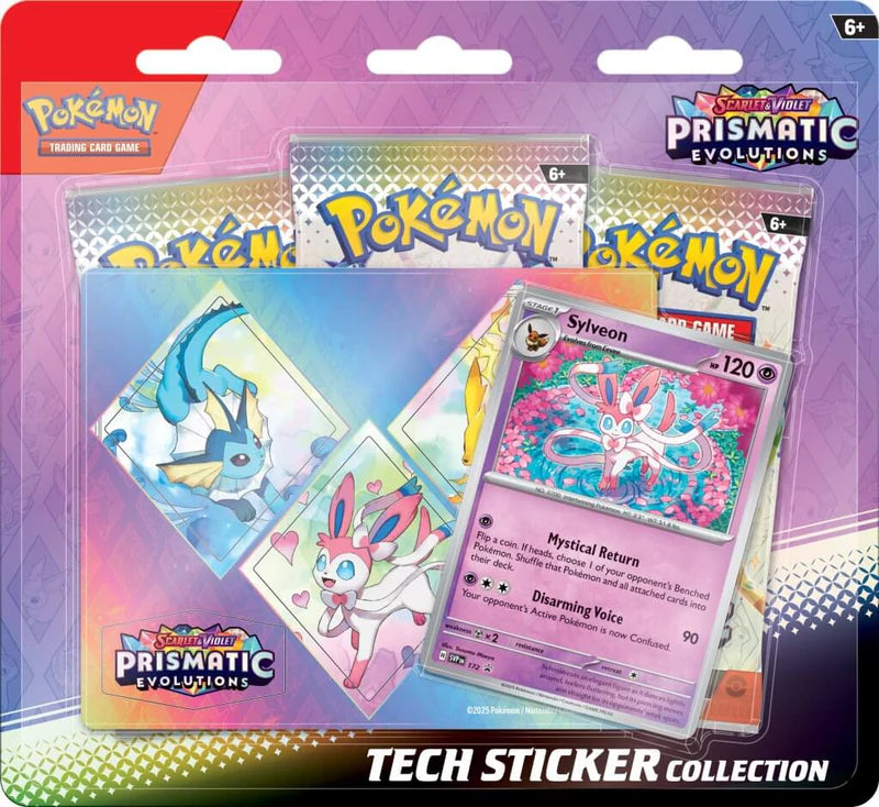 *Pre-Order* Pokemon TCG - Prismatic Evolutions Tech Sticker Collection