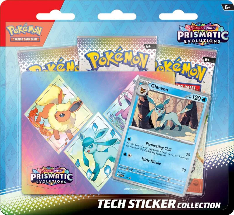 *Pre-Order* Pokemon TCG - Prismatic Evolutions Tech Sticker Collection