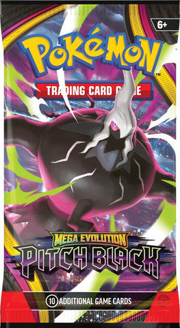 PKM Booster Pack - Mega Evolution: Pitch Black | Available Now