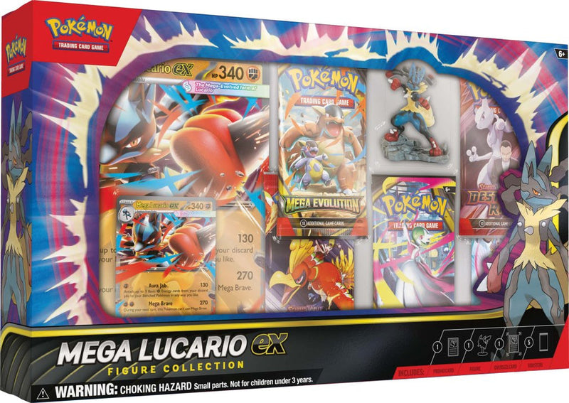 Pokémon TCG: Mega Lucario Ex - Figure Collection | Available Now