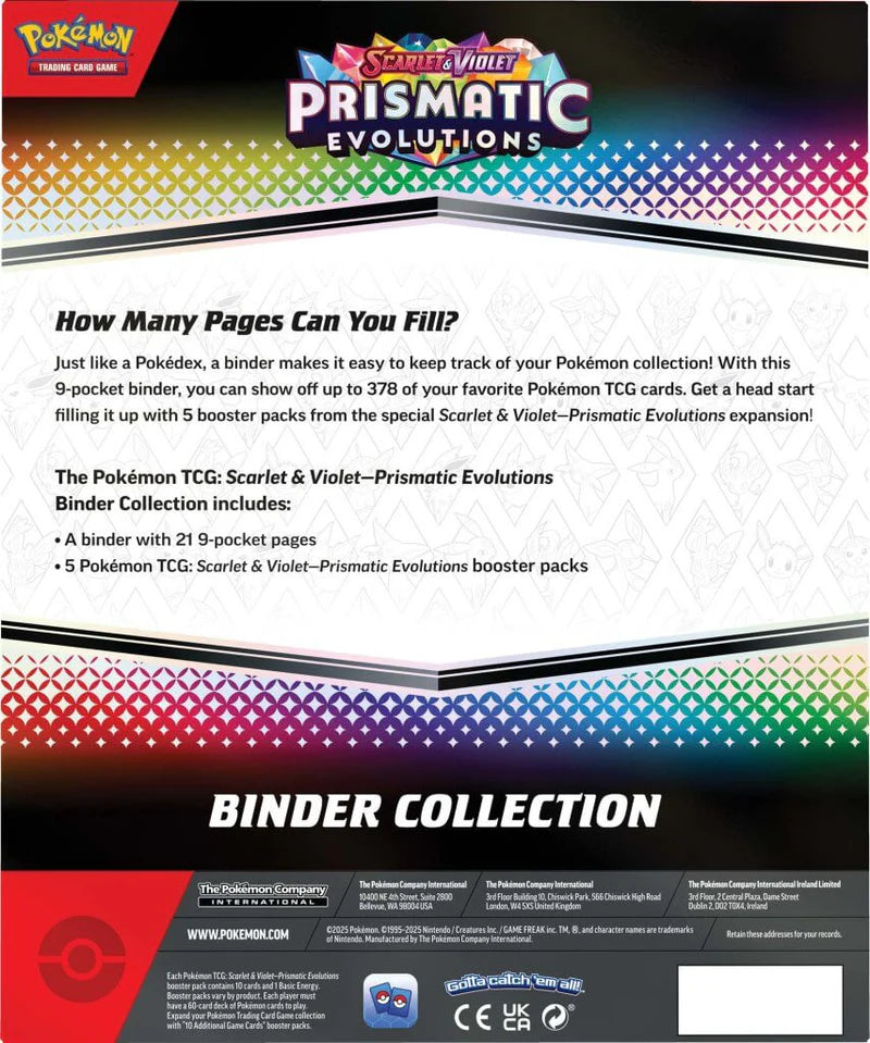 *Pre-Order* Pokemon TCG - Prismatic Evolutions Binder Collection