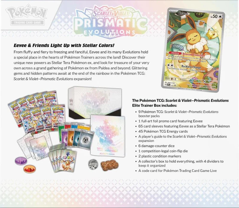 *Pre-Order* Pokemon TCG -  Prismatic Evolutions Elite Trainer Box