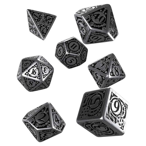 QW – Metal Steampunk Dice Set