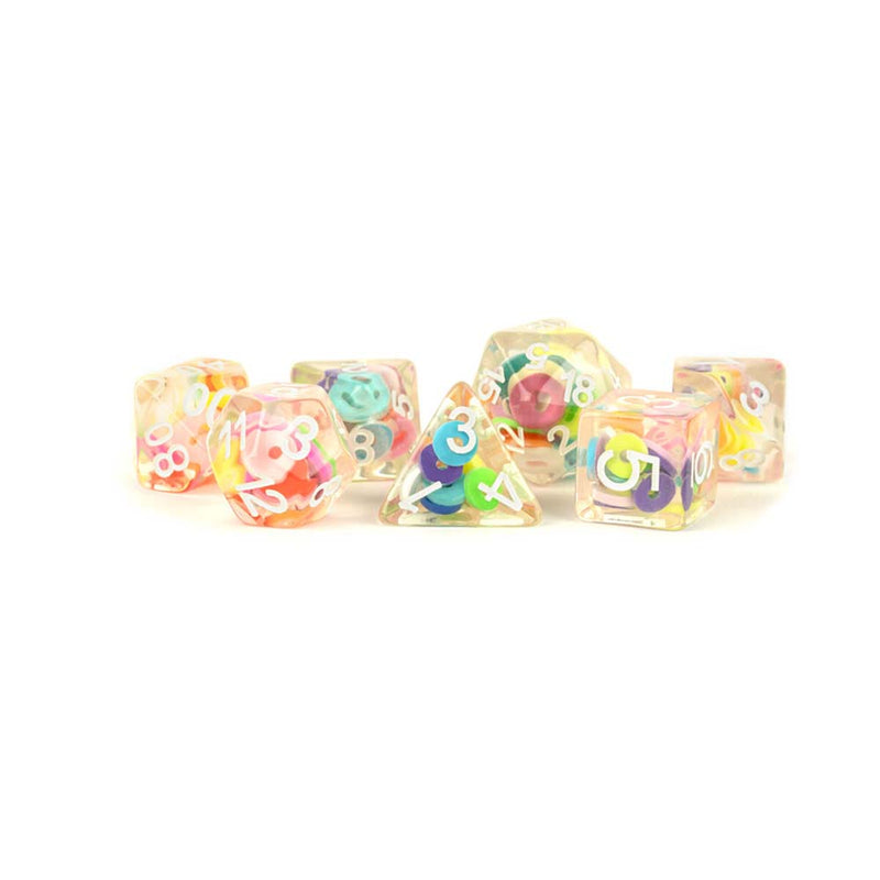 Metallic Dice Games: 16mm Resin Poly Dice Set - Critical Loops | Available Now