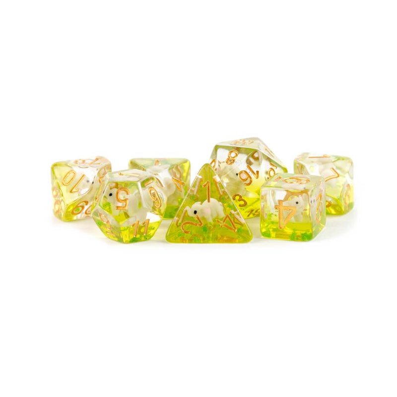 Fanroll: 16mm Resin Poly Dice Set - Elephant Dice | Available Now