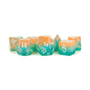 Metallic Dice Games: 16mm Resin Poly Dice Set - Layered Stardust Sunset | Available Now