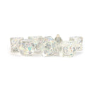 Fanroll: 16mm Resin Poly Dice Set - Rainbow Frost | Available Now