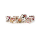 Fanroll: 16mm Resin Poly Dice Set - Rose Dice | Available Now