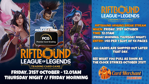 Riftbound: Origins Release Pack Break Stream! - Friday 31st October 12:01am!