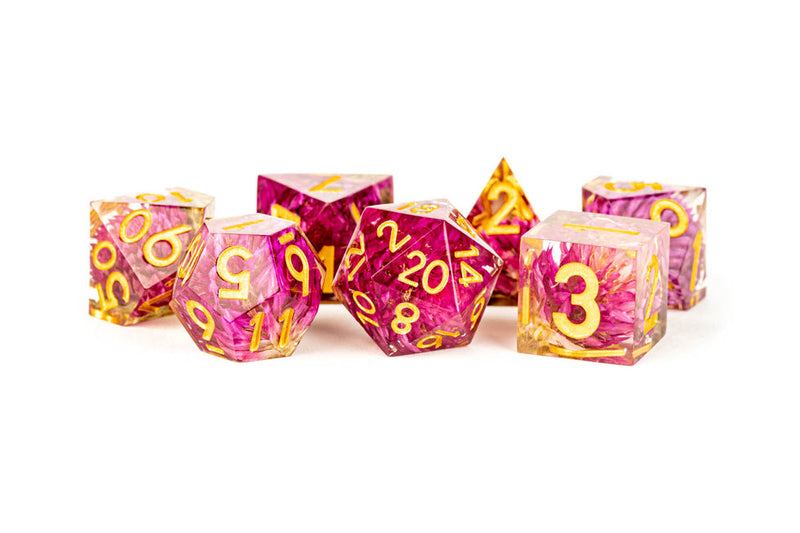 Metallic Dice Games: Handsome Sharp Edge Resin - Thousand Day Red Dice | Available Now