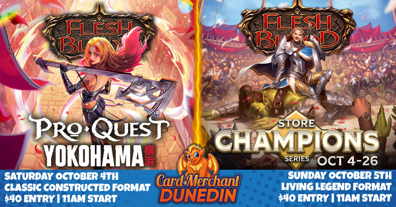 Flesh and Blood – Pro Quest Yokohama (Oct 4, 2025 – Classic Constructed) Ticket - Sat,  04  Oct 2025