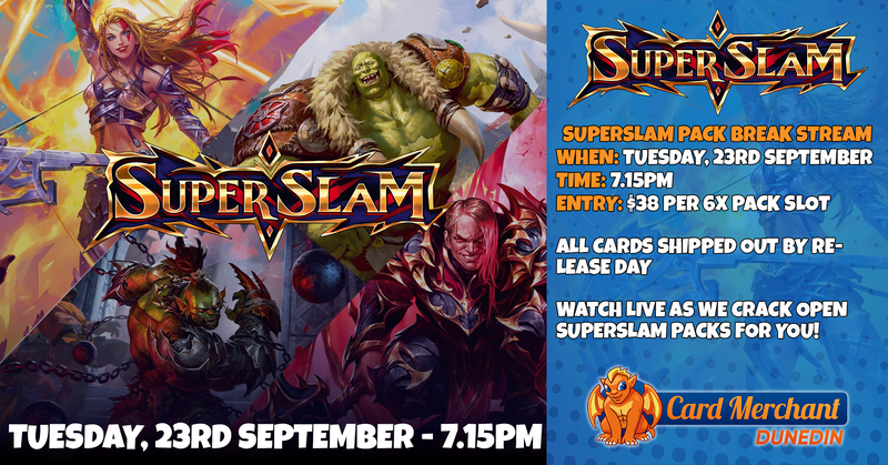 Flesh and Blood: Superslam Pack Break Stream! - Tuesday, September 23rd 7.15pm