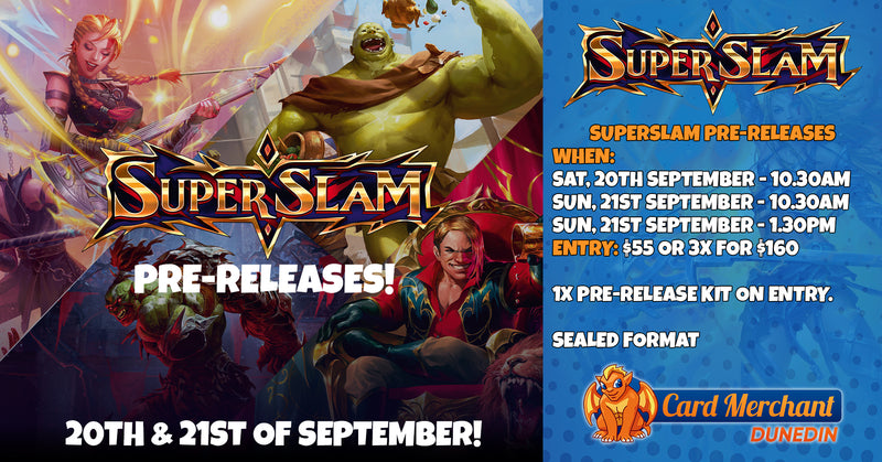 Flesh and Blood: Superslam Pre-Releases @ Card Merchant Dunedin Ticket