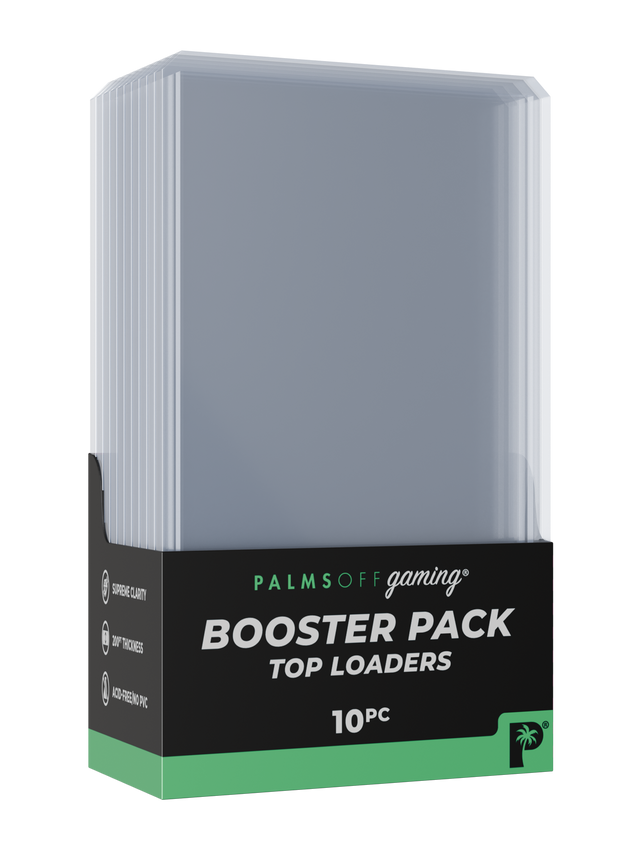Palms Off Booster Pack Top Loaders - Standard Size - 10pc