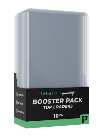 Palms Off Booster Pack Top Loaders - Standard Size - 10pc