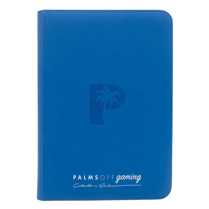Palms Off Gaming: Clear Top Loader Zip Binder -Blue Binder | Available Now